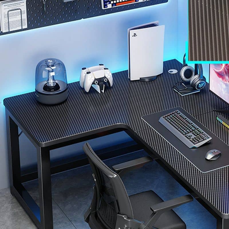 Gaming Desk, L-Shape Wooden Computer Desks, Solid wood study & office 1