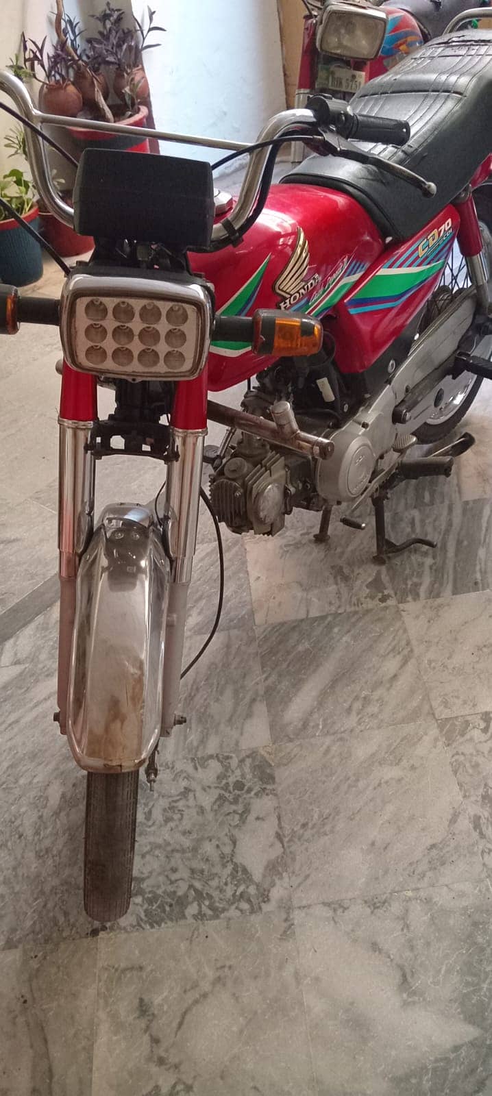 Honda CD 70 2017 model 2016 booking good condition rawalpindi number 6