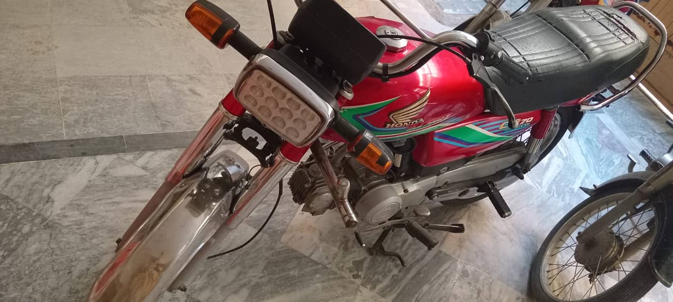 Honda CD 70 2017 model 2016 booking good condition rawalpindi number 7