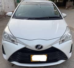 Toyota Vitz 2018 Model Pearl White