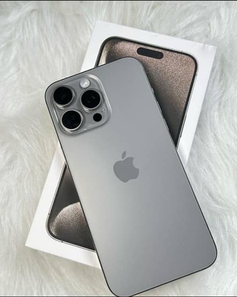 IPHONE 15 PRO MAX 256gb Pta approved 0