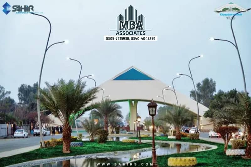 10MARLA RESIDENTIAL PLOT AVAILABLE FOR SALE AT PRIME LOCATION IN KHAYABAN-E-AMIN N BLOCK 2