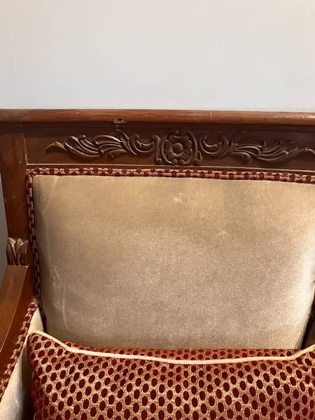 Sofa set/wooden sofa set/4 Seater sofa/single seater couch 1