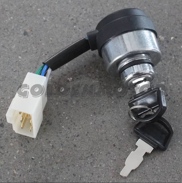 Generator, 6 Wire Ignition Key Switch 4