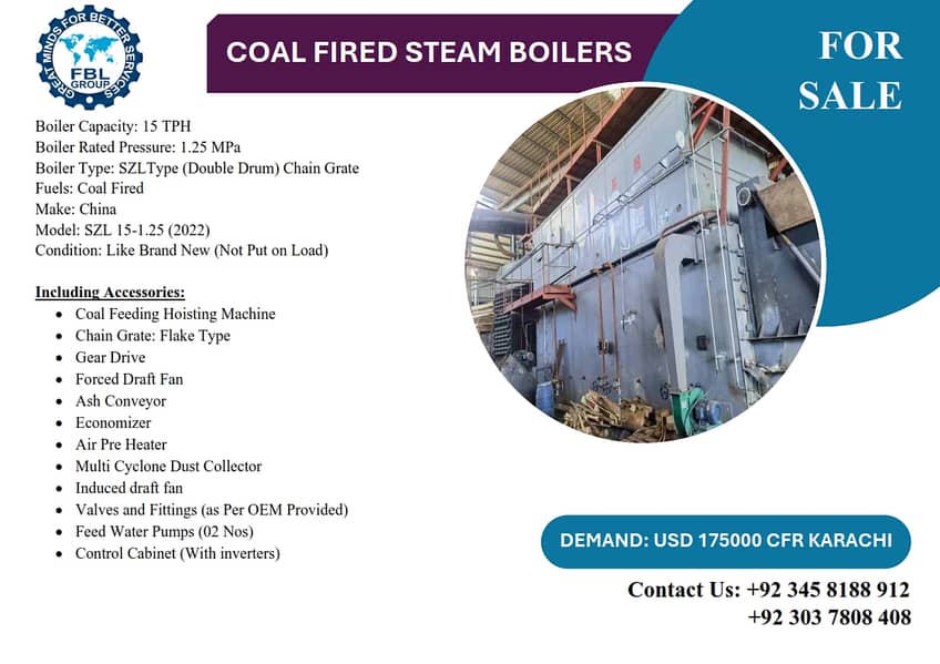 COAL FIRED STEAM BOILERS 0