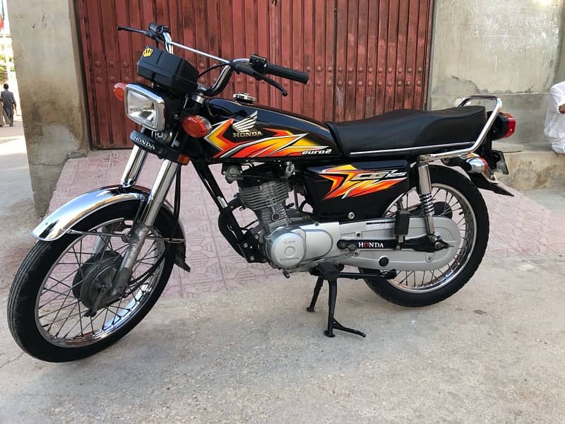 Honda CG 125 2021 model hyd registered h contact num 0318/025/7801 1