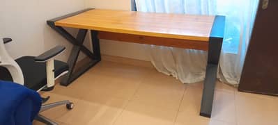 Wooden and Metal Build Gaming Table for sale