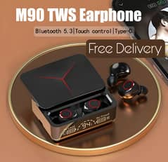 M90 PRO EARBUDS BLUETOOTH 5.3 HEADPHONES TOUCH CONTROL / FREE DELIVERY