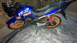 Honda CB 150F 2024 self start speical edition blue