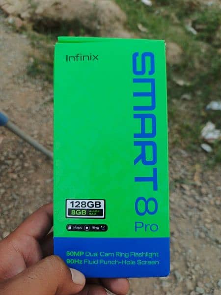 Infinix smart 8 pro just box open 2