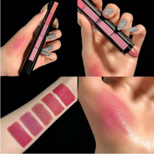 5 in 1 Lipstick Matte lipsticks Waterproof (New) 2