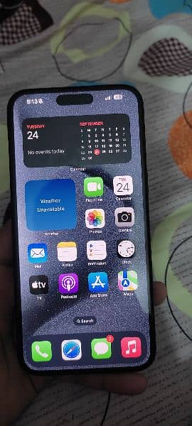 I phone 15 Pro max 256 GB Blue Non Pta 4