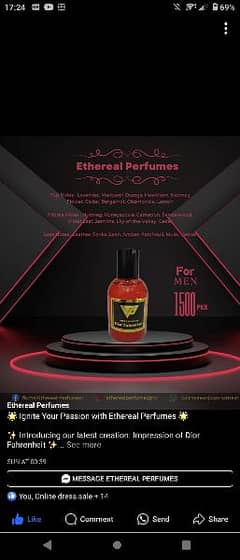 ethereal perfume designer