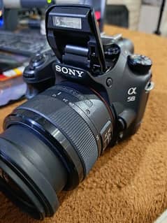 sony a58 with 18/55mm sam ll lens original battrey  original charger