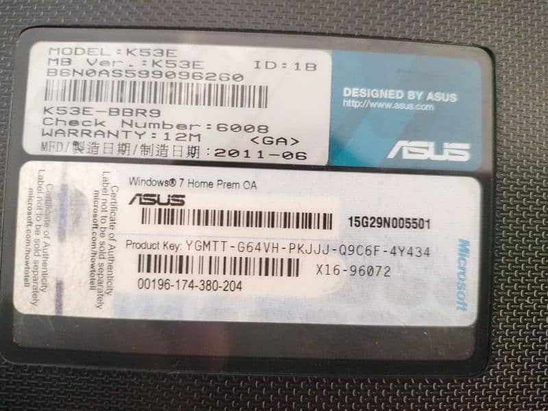 Laptop(ASUS) 3