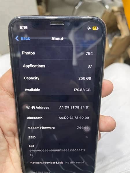 iPhone xs 256gb non pta 8