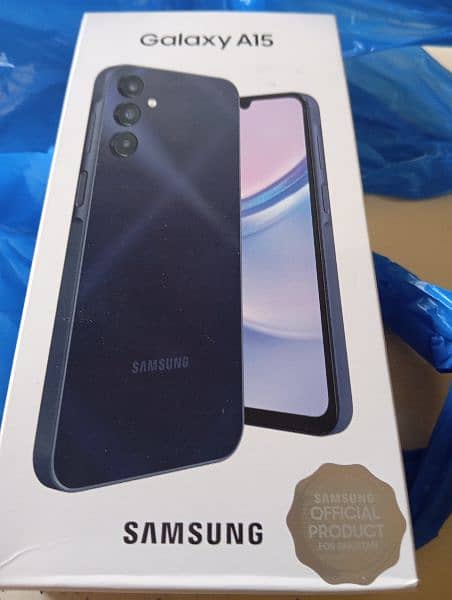 Samsung a15 8gb 256gb just box open 0