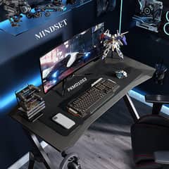 PC Gaming desk, Gaming Table, office Workstation, Stable and sturdy