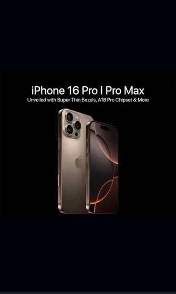 Iphone 16 Pro Max 256/512 gb 0