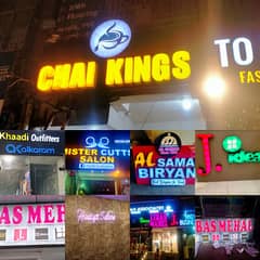 3D LOGO | 3D Signage | Sign Board | Acrylic Sign | Panaflex SignBoard