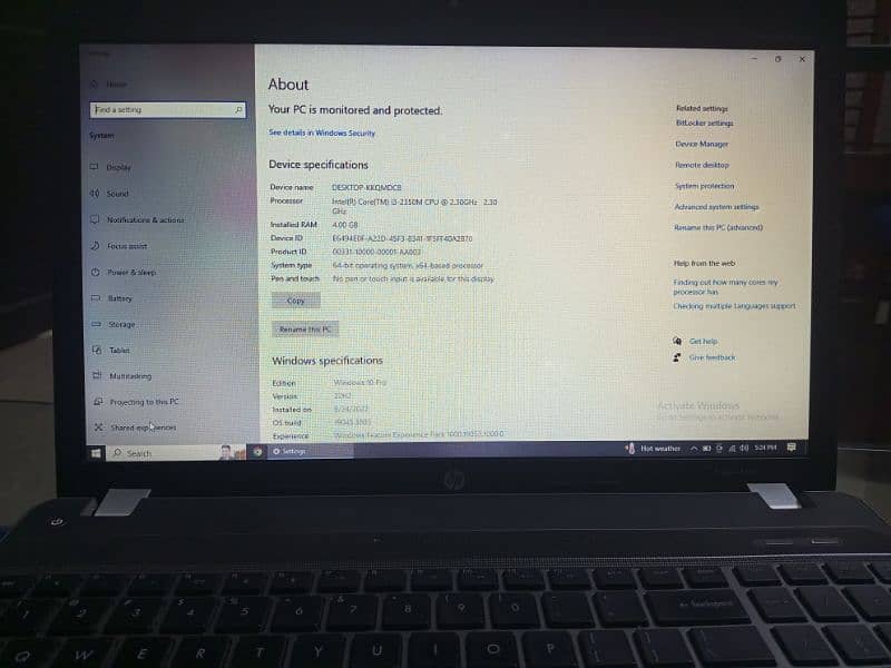 HP Probook 4530s 7