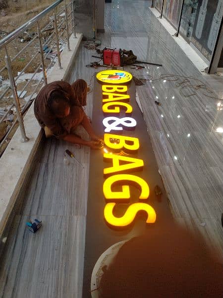 3D LOGO | 3D Signage | Sign Board | Acrylic Sign | Panaflex SignBoard 8