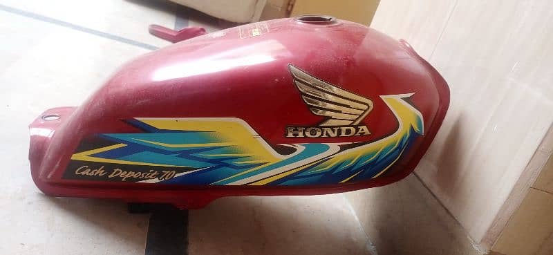 honda cd 70 2021 model tanki tapy parts for sale 2