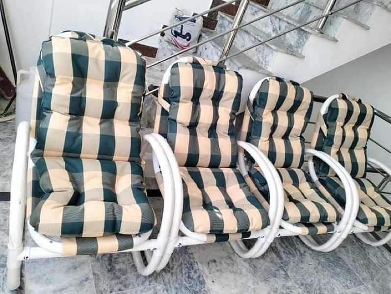 PVC Outdoor Garden PVC Pipe Chairs Lawn Chairs 0311/5799/448 1