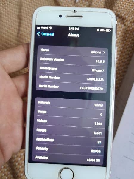iphone 7 pta approved  128 gb 6