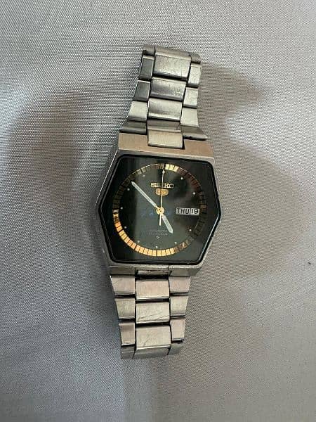 Rare Seiko Automatic Hexagonal Vintage Retro Men's watch 0