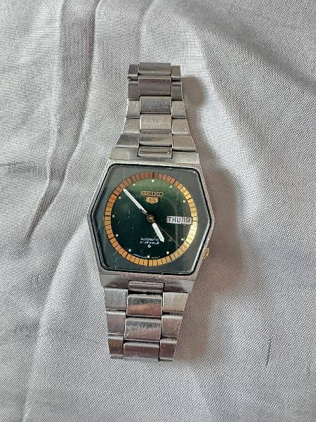 Rare Seiko Automatic Hexagonal Vintage Retro Men's watch 1