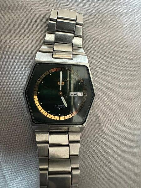 Rare Seiko Automatic Hexagonal Vintage Retro Men's watch 2