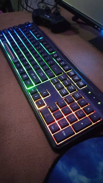 Gaming RGB keyboard mouse 0