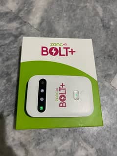 Zong Bolt+ 4g  All sim working 0