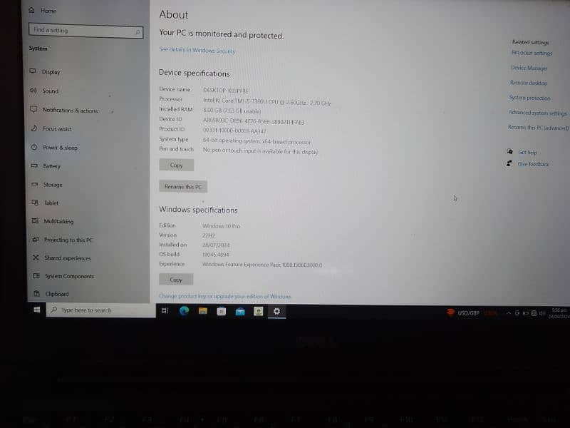 Dell laptop for sell 2