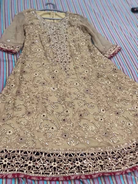 Nikkah dress / Engagement Dress / party wear kaam wala dress 7