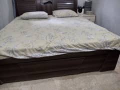 King Size bed with 1 molty foam matress