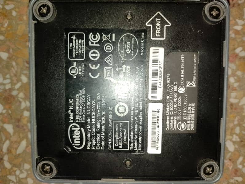 Small powerful full PC by Intel corporation PTA approved 1