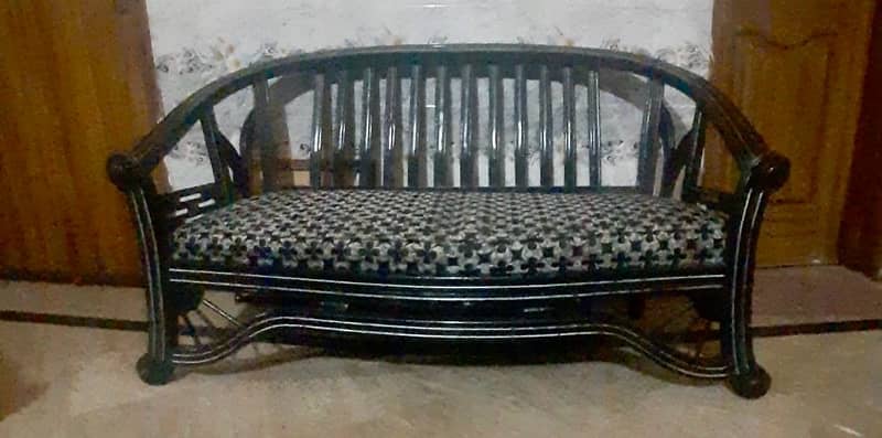 sofa with solid wood table 2