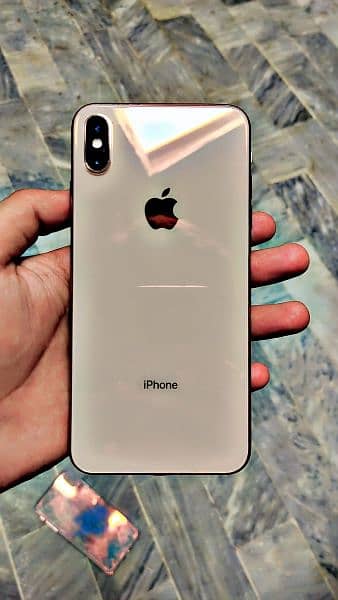 I phone xs max 256gb zong sim work life time 6