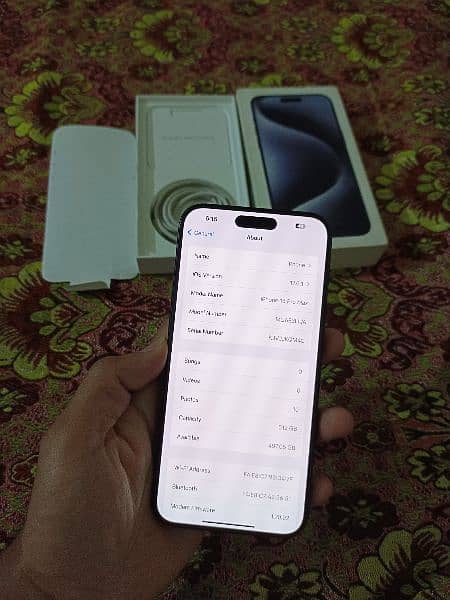 iPhone 15 pro max JV 512gb 7