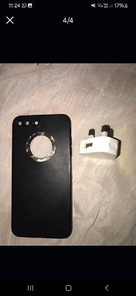 Iphone 7plus With Original Apple Charger & Silicon Back Cover. 3