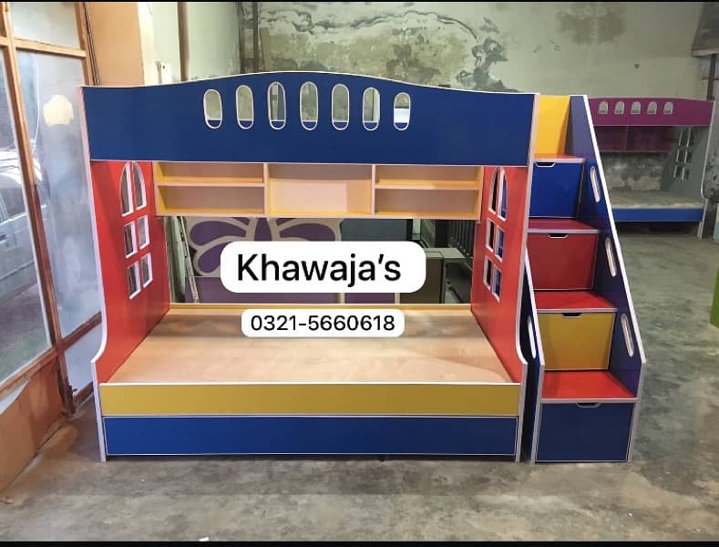 Bunk Bed  ( khawaja’s interior Fix price workshop Rawalpindi 2