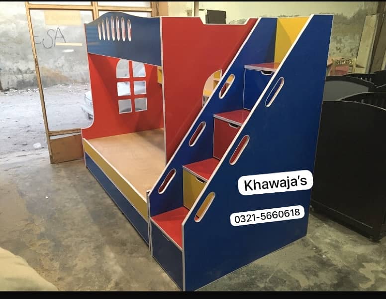 Bunk Bed  ( khawaja’s interior Fix price workshop Rawalpindi 3