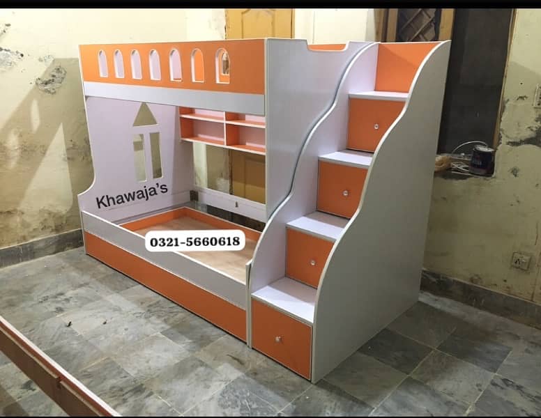 Bunk Bed  ( khawaja’s interior Fix price workshop Rawalpindi 5