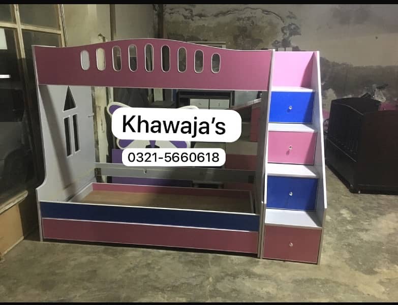 Bunk Bed  ( khawaja’s interior Fix price workshop Rawalpindi 7