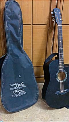 GUITAR ACOUSTIC MATTE BLACK/SWIFT HORSE/9/10 CONDITION