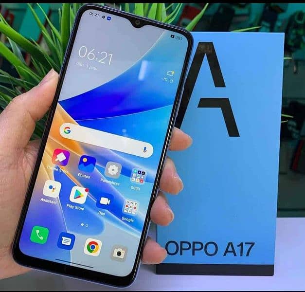 Oppo A17 . . 6gb. ram 128 0