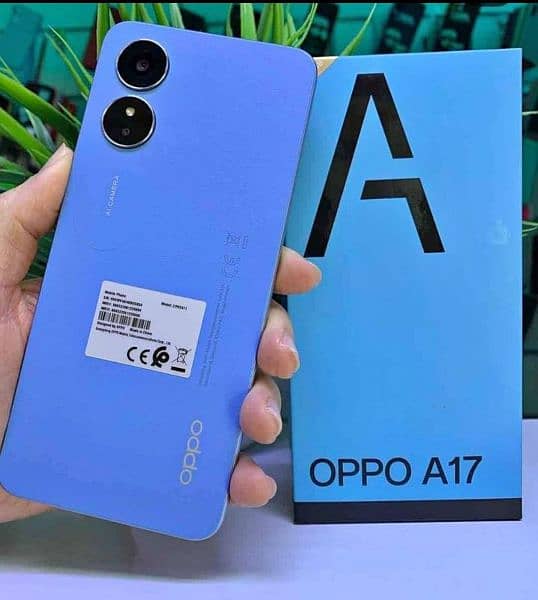 Oppo A17 . . 6gb. ram 128 1