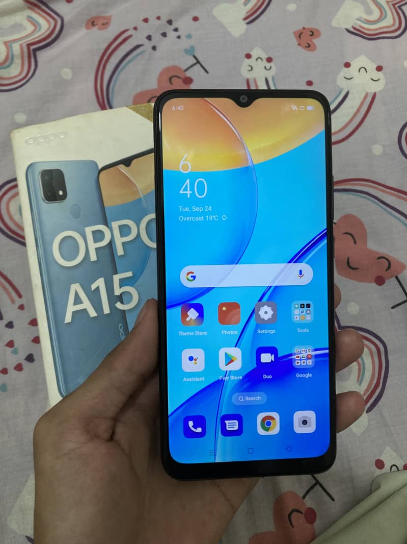 Oppo A15 (With box) 0